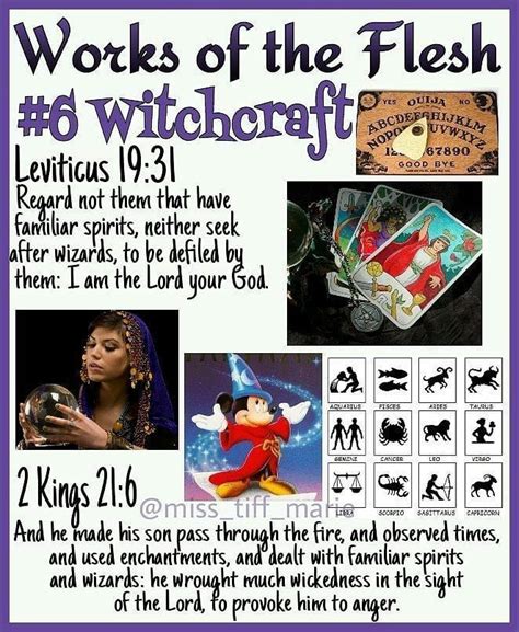 Witchcraft spirit kjv